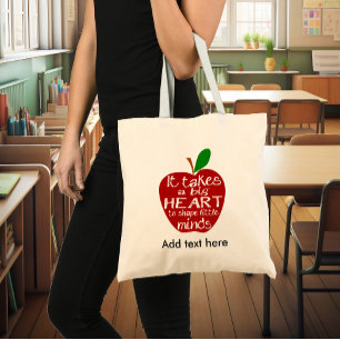 rode appel leraar bedankt je pensionering Nursery Tote Bag