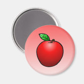 Rode appel magneet (Voorkant / Achterkant)