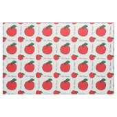 Rode appel met stof van naam van leraar per yard (Fat Quarter)