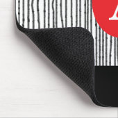 Rode Appel Monogram Muismat (Hoek)