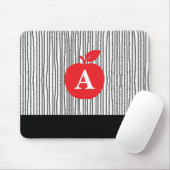 Rode Appel Monogram Muismat (Met muis)