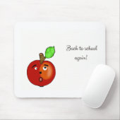 Rode appel muismat (Met muis)