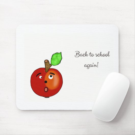 Rode appel muismat (Met muis)