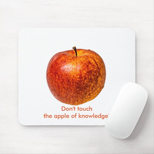 Rode appel muismat (Met muis)