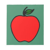 Rode appel notitieblok (Voorkant)