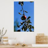 Rode appel op branche poster (Keuken)
