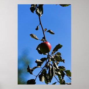 Rode appel op branche poster