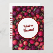 Rode Appel Partij Aanpasbaar Kaart (Voorkant / Achterkant)