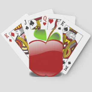 RODE APPEL POKERKAARTEN
