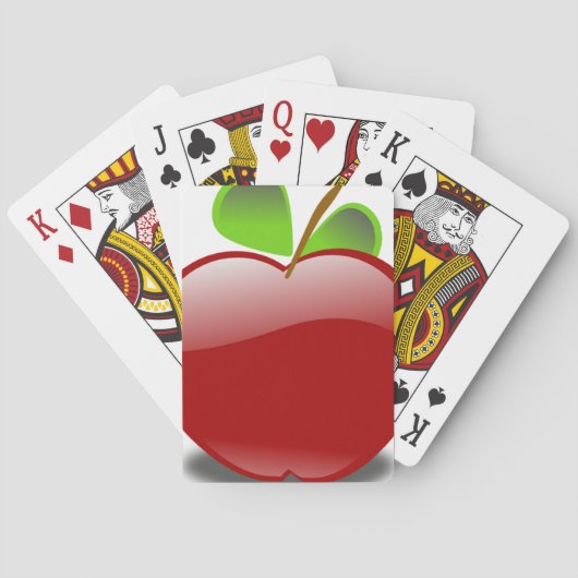 RODE APPEL POKERKAARTEN (Achterkant)