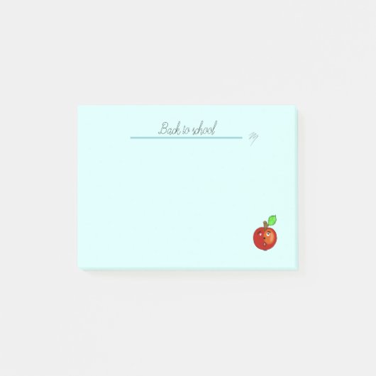 Rode appel post-it® notes (Voorkant)