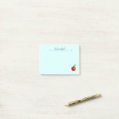 Rode appel post-it® notes (Op bureau)