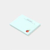 Rode appel post-it® notes (Schuin)