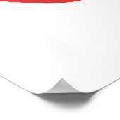 Rode appel poster (Hoek)