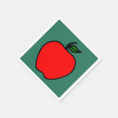 Rode Appel Servetten (Hoek)
