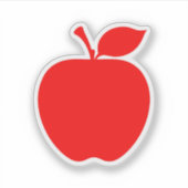 Rode appel stickers (Voorkant)