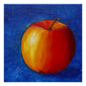 Rode appel - stilstaande doorgangen perfect poster (Voorkant)