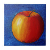 Rode appel - stilstaande doorgangen tegeltje (Voorkant)