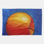 Rode appel - stilstaande doorgangen theedoek (Horizontaal)