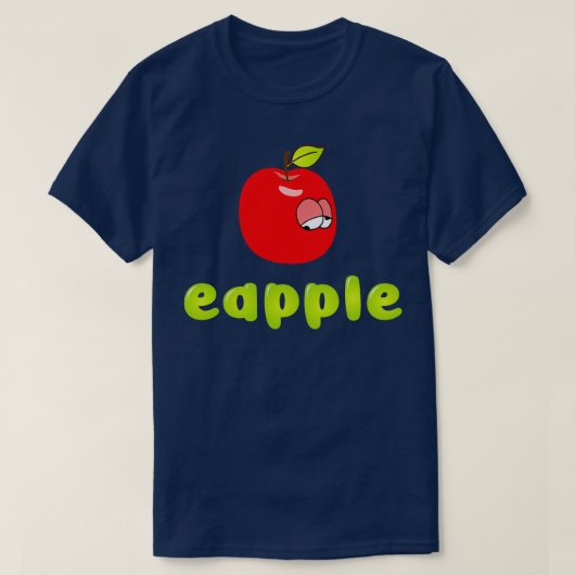 rode appel t-shirt (Design voorkant)