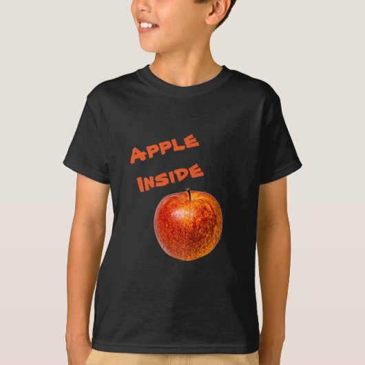 Rode appel t-shirt (Voorkant)