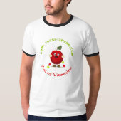 Rode appel t-shirt (Voorkant)