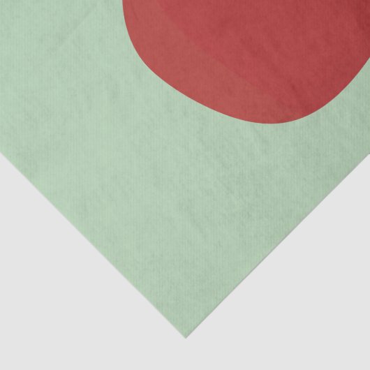 rode appel tissuepapier (Detail)