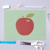 rode appel tissuepapier (Craft)