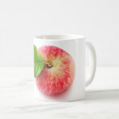 Rode appel van bovenaf koffiemok (Voorkant rechts)