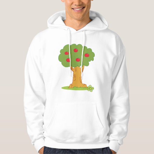 Rode appelboom hoodie (Voorkant)