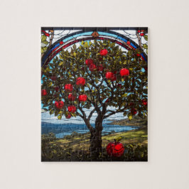Rode appelboom legpuzzel