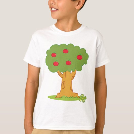 Rode appelboom t-shirt (Voorkant)