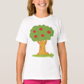Rode appelboom t-shirt (Voorkant)