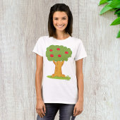 Rode appelboom t-shirt