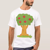 Rode appelboom t-shirt (Voorkant)