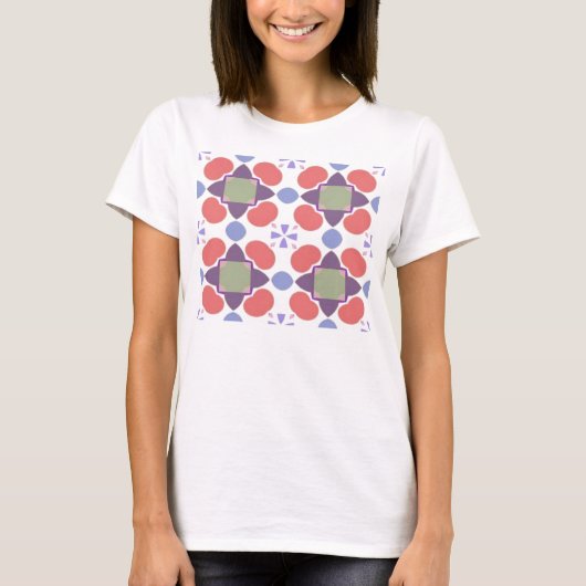 rode appelpatroon t-shirt (Voorkant)