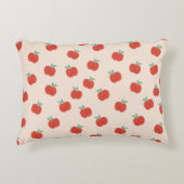 Rode appels accent kussen (Voorkant)