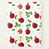 Rode appels, bloesems en groen leraar planner (Achterkant)