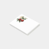 Rode Appels Botanische Docent Naam 4x3 Post-it® Notes (Schuin)