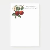 Rode Appels Botanische Leraar Naam 4x6 Post-it® Notes (Voorkant)