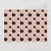 Rode appels briefkaart (Voorkant)