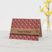 Rode appels bruin kaart (Gele Bloem)