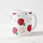 Rode appels en gesneden appels grote koffiekop (Voorkant rechts)