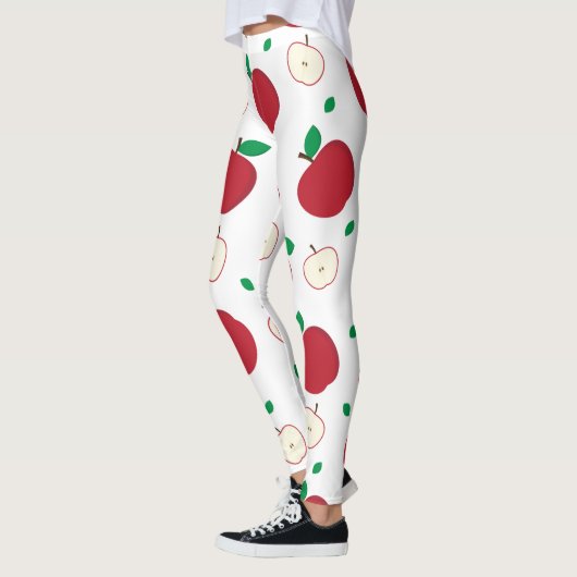 Rode appels en gesneden appels leggings (Links)