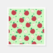 Rode appels en gesneden appels Napkins Servet (Voorkant)