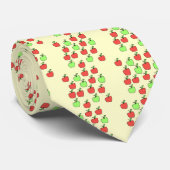Rode appels en groene appels, Patroon. Stropdas (Opgerold)