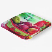 Rode appels en Rozen Het leven is goed papier Bord (Gebogen)