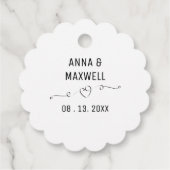Rode appels fruit bruiloft | Dank u Bedankjes Labels (Achterkant)