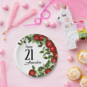 Rode appels fruit | Verjaardag Papieren Bordje (Feest)