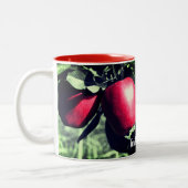 Rode appels Gedeeltelijke kleur Aangepast Tweekleurige Koffiemok (Links)